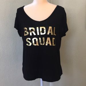 Bridal Squad Lounge Shirt Size XL